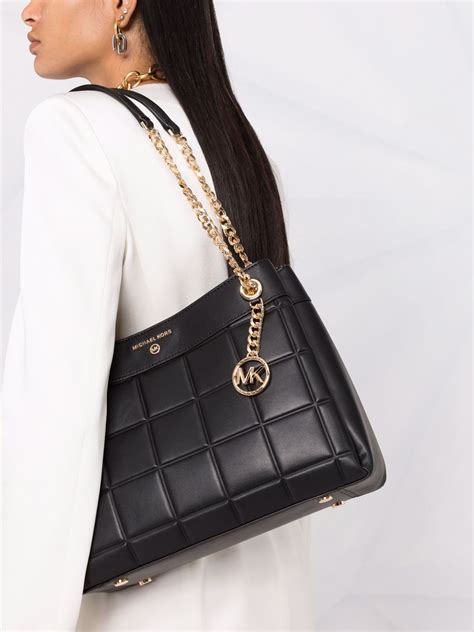 michael kors susan quilted bag|michael kors quilted shoulder bag.